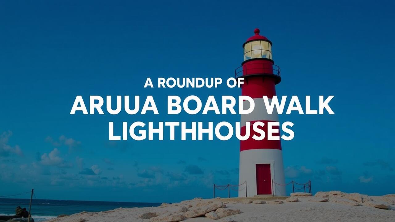 A Roundup of Aruba Board Walk Lighthouses