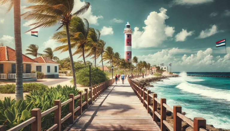 How to visit the lighthouses of Aruba Board Walk